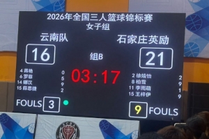 全国三人篮球锦标赛首日战罢:四川一队豪取两连胜领跑积分榜