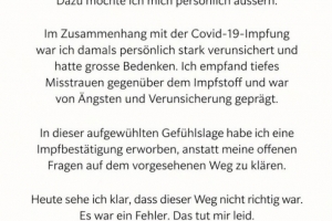 扎卡承认伪造新冠疫苗接种证明:我曾对疫苗极度不信任,这是我的错误