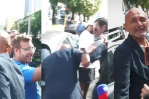 罗体：斯帕莱蒂与球迷合影时差点跌倒，球迷调侃尤文已被伤病魔咒缠身