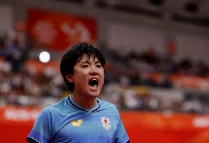 独得2分！张本智和：日本队终于超越中国队拿到金牌，我等了10年