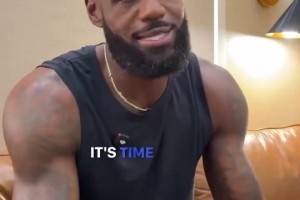 跟老詹走一手？詹姆斯发视频推广合作平台：预测3场NFL~