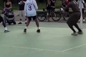 杰伦布朗正在野球场上虐粉丝